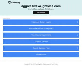 Aggressiveweightloss.com(Aggressiveweightloss) Screenshot