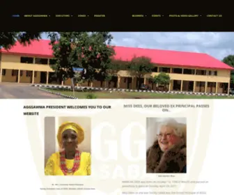 Aggsasabaalumni.org(AGGS Asaba World Wide Alumni) Screenshot