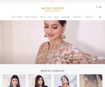 Aghanoorbridal.com(Agha Noor Bridal) Screenshot