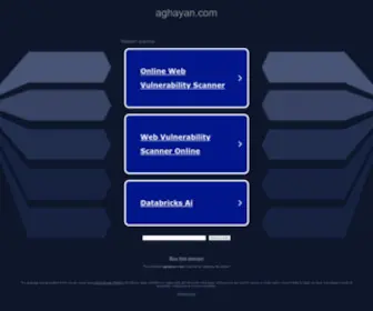 Aghayan.com(Unix hosting plan) Screenshot