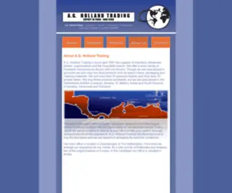 Agholland.nl(Holland Trading) Screenshot