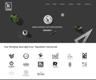 Aghori.co(Aghori Media House A Complete Branding Solution) Screenshot