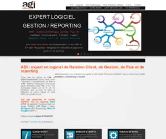 Agi-Paris.fr(Intégrateur logiciel) Screenshot