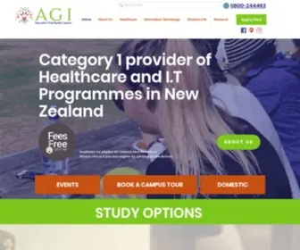 Agi.ac.nz(Study with AGI Education) Screenshot