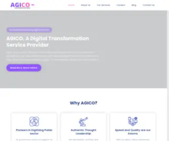 Agico.co.uk(Let's Transform The Future %) Screenshot