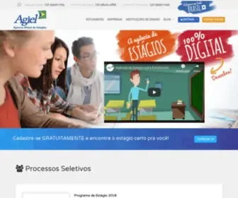 Agiel.com.br(Agência de Estágios) Screenshot