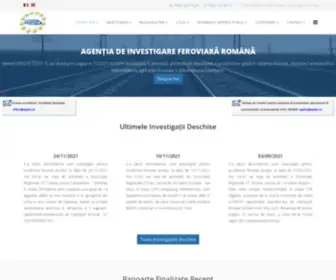 Agifer.ro(Agenția de investigare feroviară română) Screenshot