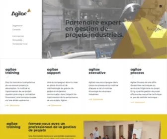 Agilae.eu(Partenaire expert en gestion de projets industriels) Screenshot