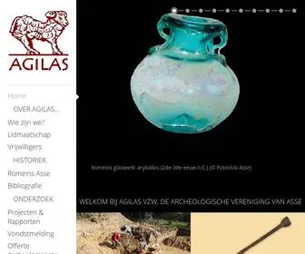 Agilas.be(Archeologie in Asse en Omstreken) Screenshot