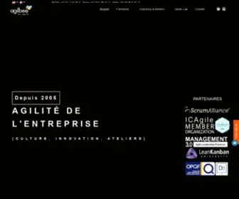 Agilbee.com(Centre de Formations Agiles et Coaching) Screenshot