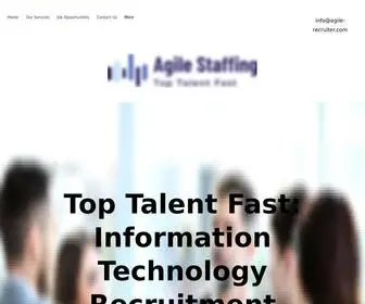 Agile-Recruiter.com(IT Recruitment Firm) Screenshot