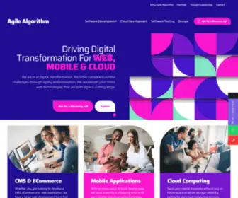 Agilealgorithm.com(Agile Algorithm) Screenshot