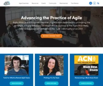 Agilealliance.com(Agile Alliance) Screenshot