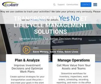 Agileassets.com(Transportation Asset Lifecycle Management Software) Screenshot