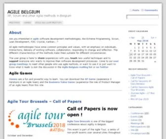 Agilebelgium.be(Agile Belgium) Screenshot