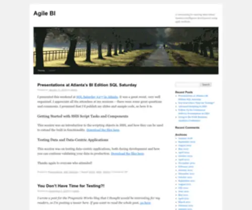 Agilebi.com(Agile BI) Screenshot