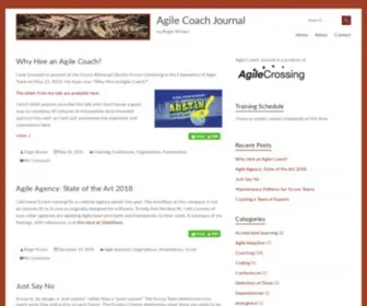 AgilecoachJournal.com(By Roger Brown) Screenshot