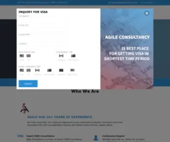 Agileconsultancy.com(Best Visa Consultancy and Visa Consultant Services in Ahmedabad) Screenshot
