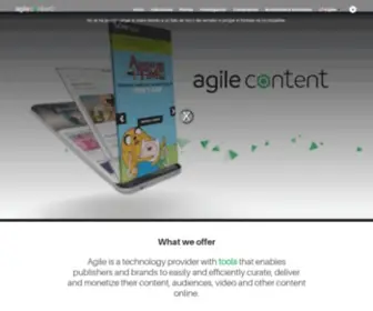 Agilecontents.com(Agile Content) Screenshot