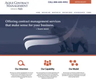 Agilecontractmanagement.com(Agile Contract Management Services) Screenshot