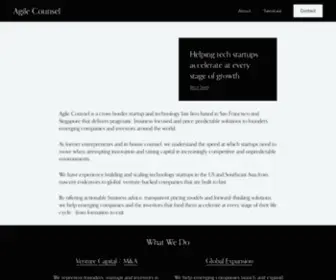 Agilecounsel.com(Agile Counsel) Screenshot