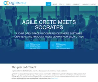 Agilecrete.org(Agile Crete meets SoCraTes) Screenshot