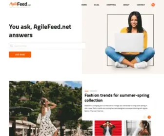 Agilefeed.net(Enjoy the best of all) Screenshot