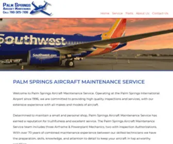 Agilehvac.com(Palm Springs Aircraft Maintenance Service) Screenshot