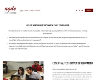 Agileinstitute.com(Agile Institute) Screenshot