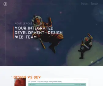 Agileleague.com(Design & Development) Screenshot