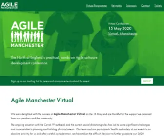 Agilemanchester.net(Agile Manchester 2020) Screenshot