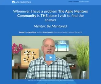 Agilementors.com(Join the Agile Mentors Community) Screenshot