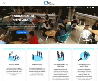 Agilemontreal.ca(Communauté Agile de Montréal) Screenshot