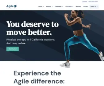 Agilept.com(Agile Physical Therapy) Screenshot