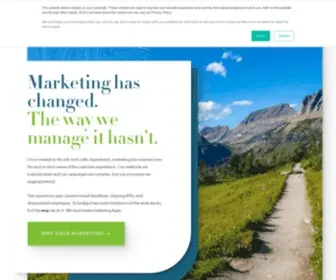 Agilesherpas.com(Agile Marketing Guidance for Orgs) Screenshot