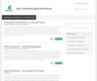 Agiletmarketing.com(Agile T Marketing) Screenshot