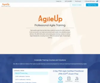 Agileuptraining.com(AgileUp Training) Screenshot