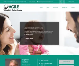 Agilewealthsolutions.com(Stephanie Suhrbier) Screenshot