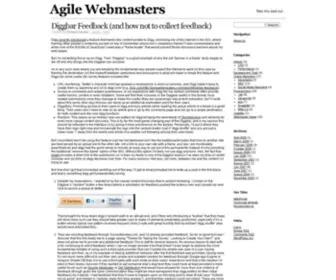 Agilewebmasters.com(Agile Webmasters) Screenshot