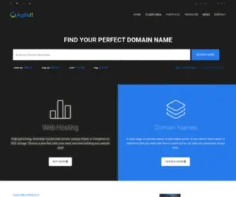 Agilis.net.au(Domain names) Screenshot