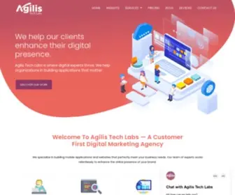 Agilistechlabs.com(Agilis Tech Labs) Screenshot