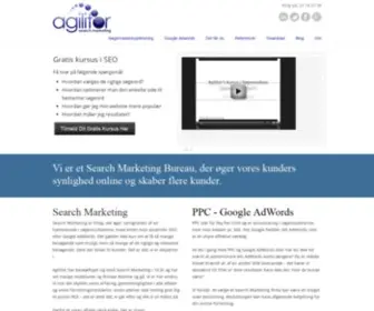 Agilitor.dk(Search Marketing) Screenshot