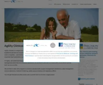 Agility-Clinical.com(Agility Clinical) Screenshot