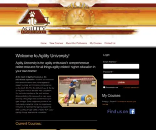 Agility-U.com(Agility University) Screenshot