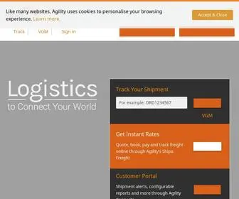 Agility.com(Supply Chain Services and Innovation) Screenshot