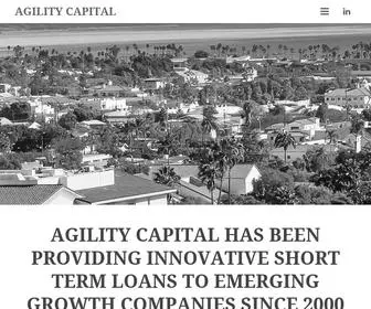 Agilitycap.com(Agility Capital) Screenshot