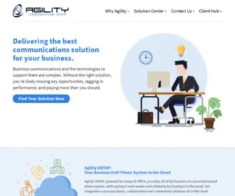 Agilitycg.com(Agility Communications Group) Screenshot