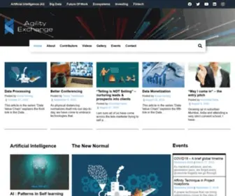 Agilityexchange.com(Agility with Technology) Screenshot