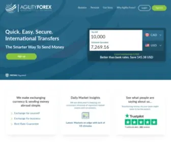 Agilityforex.com(Agility Forex) Screenshot