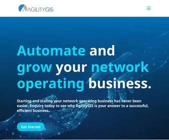 Agilitygis.com(FNO Business Platform) Screenshot